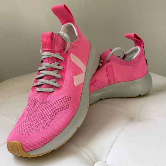 Veja Shoes - NWT Veja x Rick Owens Knit Sneaker in Pop Pink